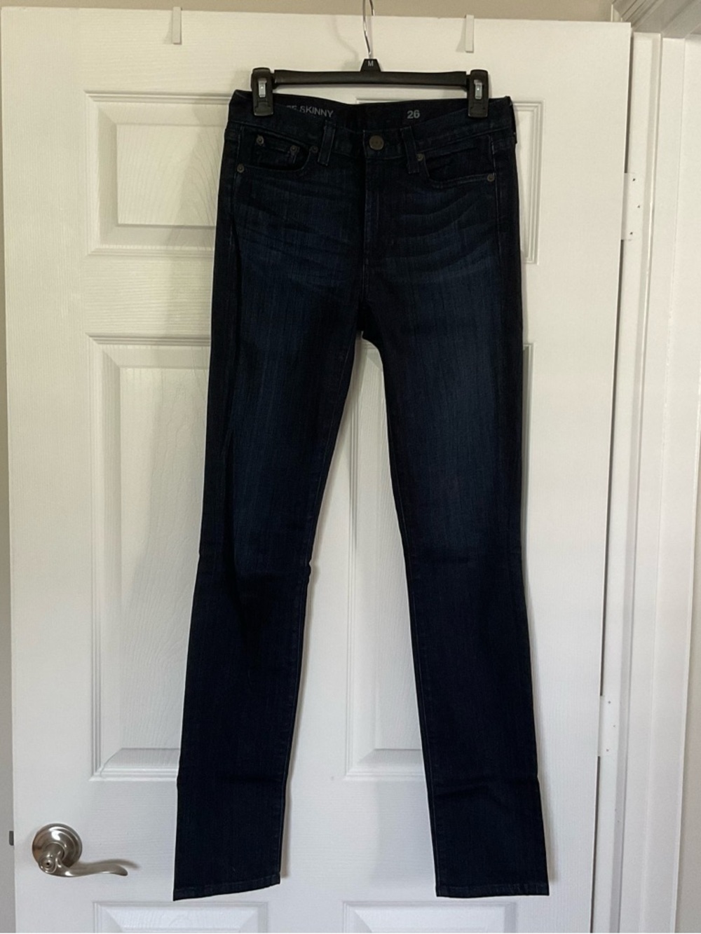 Women's Dark Blue Corduroy Skinny Jeans